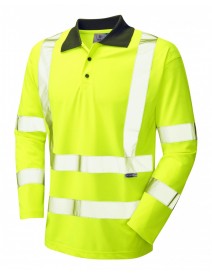 Leo Woolsery P06-Y Coolviz Polo Shirt Yellow